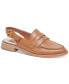 Tan Crinkle Patent Leather