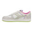 Diadora Magic Basket Low Label Lace Up Womens Grey, White Sneakers Casual Shoes