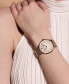 ფოტო #4 პროდუქტის Women's Celestial Ultra Slim Carnation Gold-Tone Steel Watch 40mm