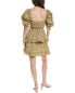 Фото #2 товара Weworewhat Puff Sleeve Mini Dress Women's Brown Xs