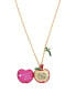 ფოტო #2 პროდუქტის Red Apple Pendant Necklace