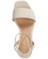 Фото #7 товара Women's Katherine Ankle-Strap Wedge Sandals