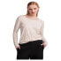 Фото #2 товара PIECES Billo Long Sleeve V Neck T-Shirt