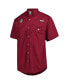Фото #3 товара Men's Garnet Florida State Seminoles Bonehead Button-Up Shirt