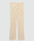 ფოტო #2 პროდუქტის Women's Openwork Knitted Pants