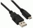 Фото #1 товара InLine Micro USB 2.0 Cable USB Type A male / Micro-B male - black - 1m