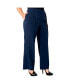 ფოტო #3 პროდუქტის Women's Plus Size Belted Straight Leg Paper Bag Pants