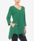 Фото #4 товара Women's Empire Waist Tunic Top