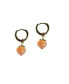 Фото #4 товара Harvest — Peach Jade stone charm earrings