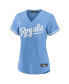 Фото #3 товара Women's Light Blue Kansas City Royals Alternate Replica Team Logo Jersey