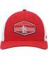 ფოტო #2 პროდუქტის Men's Red, White St. Louis Cardinals Burgess Trucker Snapback Hat