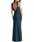 Фото #2 товара Social Ruffle Trimmed Open-Back Maxi Slip Dress Women's