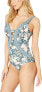 Фото #2 товара O'Neill 168448 Womens Floral Teegan One-Piece Multi Color Size M