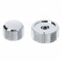 Allparts Stacked Pot Knob Set Chrome