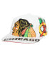 Men's White Chicago Blackhawks In Your Face Deadstock Snapback Hat