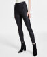 ფოტო #1 პროდუქტის Women's Coated Zipper-Pocket Leggings, Created for Macy's