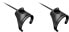 Фото #1 товара Shimano Dura-Ace SW-RS801-T Satellite Shifter Tops - Pair, 260mm Cable, Black