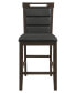 Фото #2 товара Prentiss 2-Piece Asian Hardwood Upholstered Counter Height Chair Set