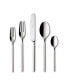 New Wave Flatware Stainless Steel 20 Piece Set, Service For 4