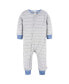 Toddler Boys' Footless Fleece Pajamas, 3-Pack