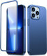 Joyroom Joyroom 360 Full Case etui pokrowiec do iPhone 13 Pro obudowa na tył i przód + szkło hartowane niebieski (JR-BP935 blue)