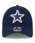 Фото #3 товара Men's Navy Dallas Cowboys Game Day 9Twenty Adjustable Trucker Hat