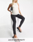 ASOS DESIGN Maternity ultimate skinny jeans in washed black with under the bump waistband