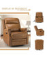 Amos Vintage-like Genuine Leather Recliner with Tufted Design