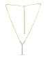 Cubic Zirconia Graduated Y Adjustable Necklace (6.5 ct. t.w.) in 18K Sterling Silver or Sterling Silver