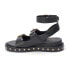 Фото #3 товара Matisse Nina Studded Ankle Strap Womens Black Casual Sandals NINA-001