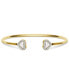 ფოტო #3 პროდუქტის Women's Classic Crystal Gold-Tone Stainless Steel Bracelet Watch 24mm Gift Set
