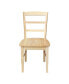 Фото #2 товара Madrid Ladderback Chair, Set of 2