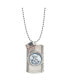 Фото #2 товара 16885 25 in. Lincoln Penny Steel Cent Dog Coin Tag Pendant Necklace, Silver