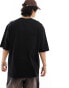 COLLUSION t-shirt with wisper print in black Черный, XS - Chest 36 - фото #3