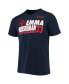 Фото #3 товара Men's Emma Meesseman Navy Washington Mystics Name and Number Performance T-shirt