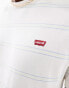 Фото #2 товара Levi's original batwing logo stripe t-shirt in cream