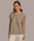 Фото #1 товара Women's Dolman-Sleeve Shoulder-Cutout Sweater