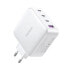 Фото #2 товара Ugreen USB-A+3xUSB-C 100W GaN Tech Fast Wall Charger EU White