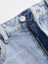 Фото #4 товара ASOS DESIGN lightweight dad jeans with split in blue
