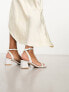 Фото #7 товара Be Mine Wide Fit Bridal Ruhi low block heeled sandals in ivory
