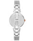 ფოტო #3 პროდუქტის Women's Stainless Steel Mesh Bracelet Watch 30mm