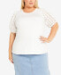 Plus Size Billy Short Sleeve Top