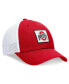 ფოტო #4 პროდუქტის Men's Scarlet/White Ohio State Buckeyes Primetime Club Trucker Adjustable Hat