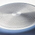 8qt Nonstick Ceramic Coated Aluminum Wide Stock Pot Blue - Figmint