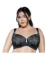 ფოტო #1 პროდუქტის Plus Size Charlotte Lace Unlined Bra