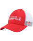 Фото #2 товара Men's Red Louisville Cardinals Foam Trucker Snapback Hat