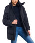 Фото #3 товара Women's Oversized Hooded Anorak Puffer Coat