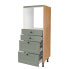 Backofenschrank Cascada mit Schubladen