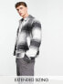 Фото #1 товара ASOS DESIGN wool look harrington jacket in black and white check