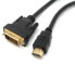 EUROCONNEX 0658-1 1 m HDMI To DVI Cable - фото #2